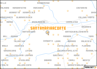 map of Santa Maria a Corte