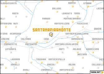 map of Santa Maria a Monte