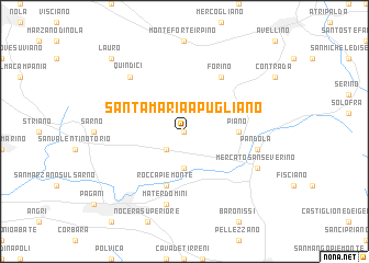 map of Santa Maria a Pugliano