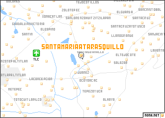 map of Santa María Atarasquillo