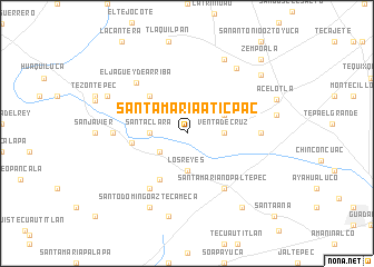 map of Santa María Aticpac