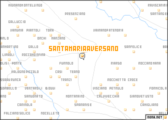 map of Santa Maria a Versano