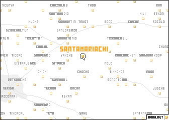 map of Santa María Chi