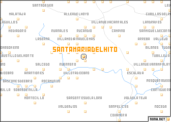 map of Santa María del Hito