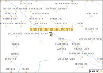 map of Santa Maria del Ponte