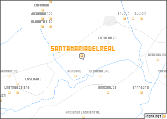 map of Santa María del Real