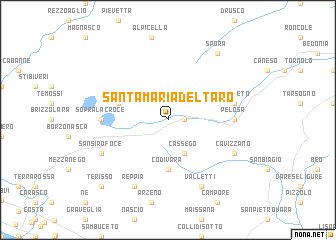 map of Santa Maria del Taro