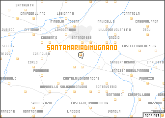 map of Santa Maria di Mugnano