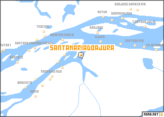 map of Santa Maria do Ajurá