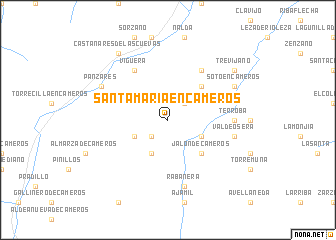 map of Santa María en Cameros