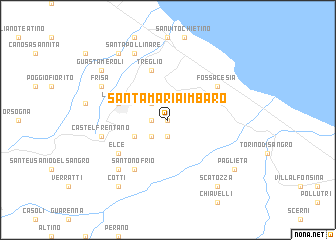 map of Santa Maria Imbaro