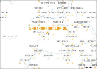 map of Santa Maria in Lapide