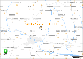map of Santa Maria in Stelle