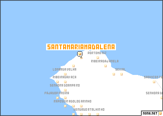 map of Santa Maria Madalena