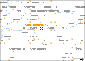 map of Santa Maria Maggiore