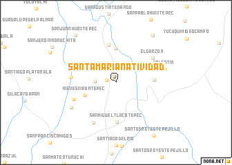 map of Santa María Natividad