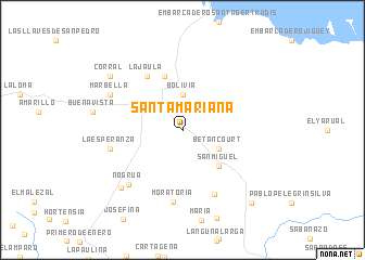 map of Santa Mariana