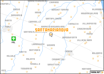 map of Santa Maria Nova