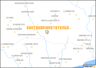 map of Santa María Petatengo