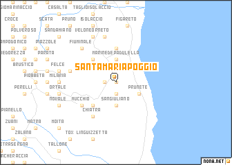 map of Santa-Maria-Poggio