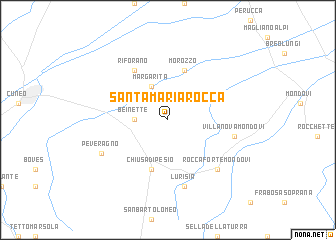 map of Santa Maria Rocca