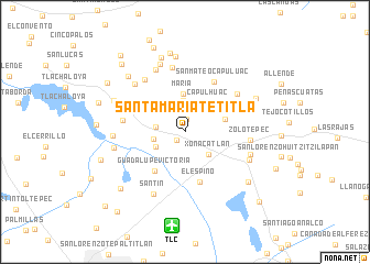 map of Santa María Tetitla