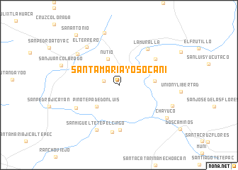 map of Santa María Yosocani
