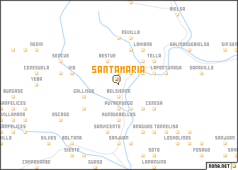 map of Santa María