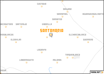 map of Santa María