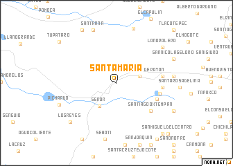 map of Santa María