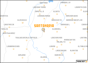 map of Santa María