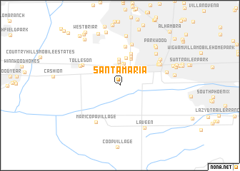 map of Santa Maria