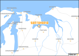 map of Santa Maria