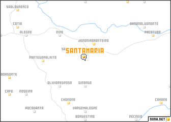 map of Santa Maria