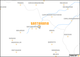 map of Santa Maria