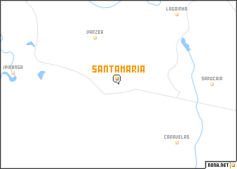 map of Santa Maria