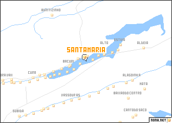 map of Santa Maria