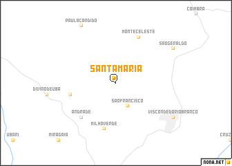 map of Santa Maria