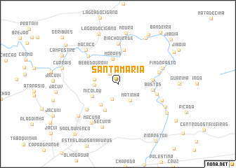 map of Santa Maria