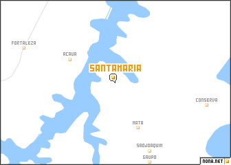 map of Santa Maria
