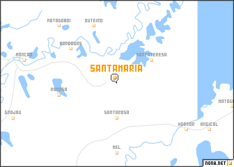 map of Santa Maria