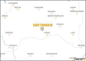 map of Santa Maria