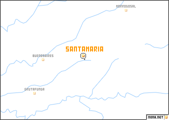 map of Santa Maria