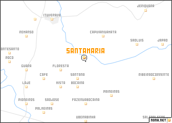 map of Santa Maria