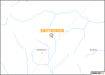 map of Santa Maria