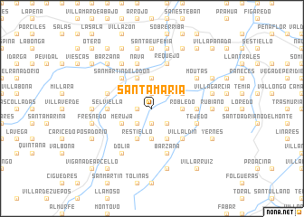 map of Santa María