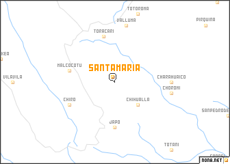 map of Santa María