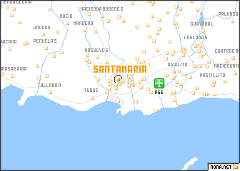 map of Santa Maria