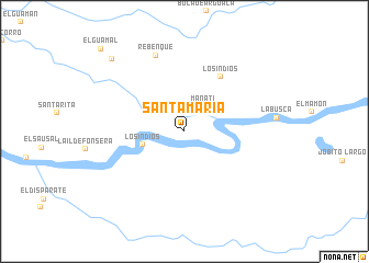 map of Santa María