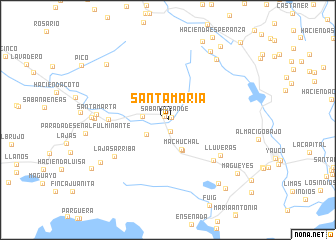 map of Santa Maria